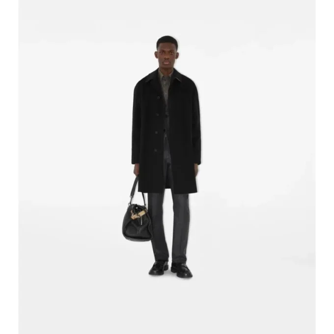 Mittellanger Kaschmir-Car Coat
