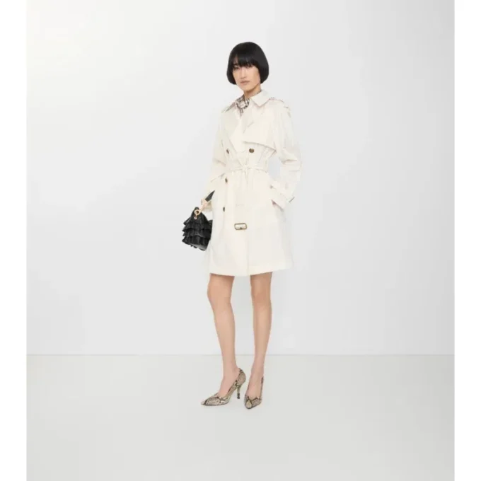 Mittellanger, leichter Belgravia-Trench Coat aus Baumwolle 