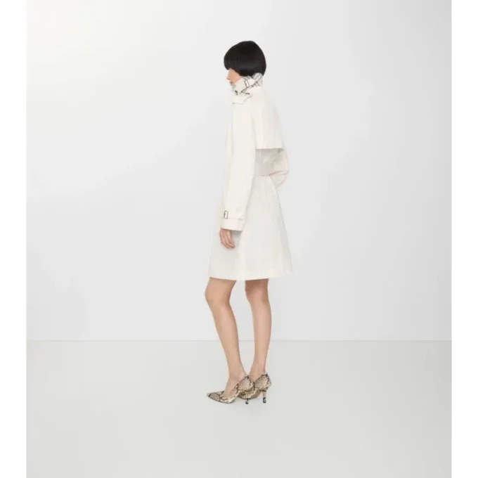 Mittellanger, leichter Belgravia-Trench Coat aus Baumwolle 