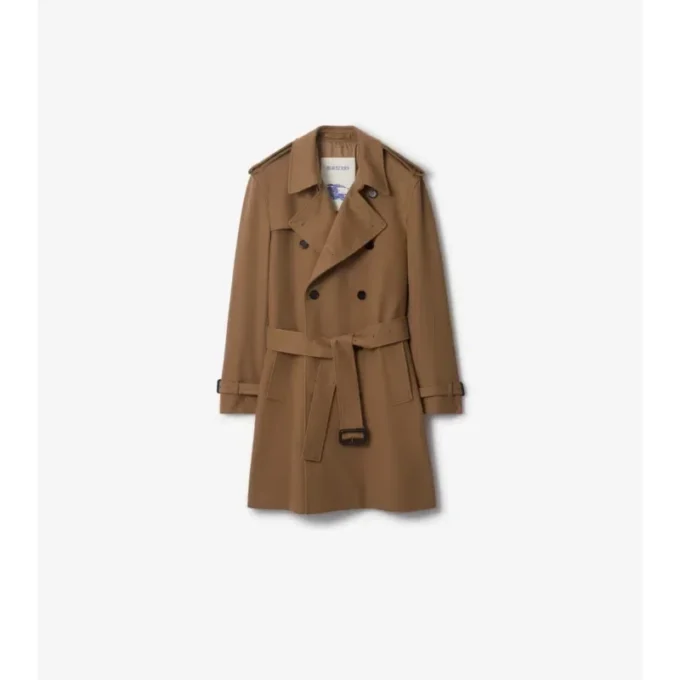 Mittellanger Trench Coat aus Kaschmir