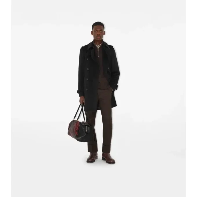 Mittellanger Trench Coat aus Kaschmir