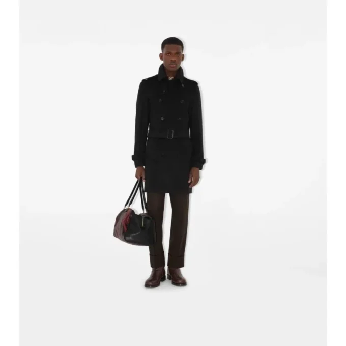 Mittellanger Trench Coat aus Kaschmir