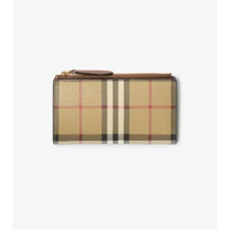 Mittlere Check-Brieftasche