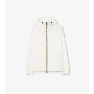 Nylon-Kapuzenjacke mit Karoband