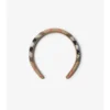 Nylon-Stirnband mit Karomuster