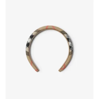 Nylon-Stirnband mit Karomuster
