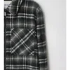 Overshirt aus Wolle mit Karomuster