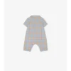 Playsuit aus Baumwolle mit Karomuster