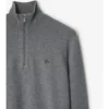 Pullover aus Kaschmirmischung mit halbem Reißverschluss