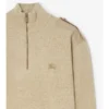 Pullover aus Woll-Kaschmir mit halbem Reißverschluss