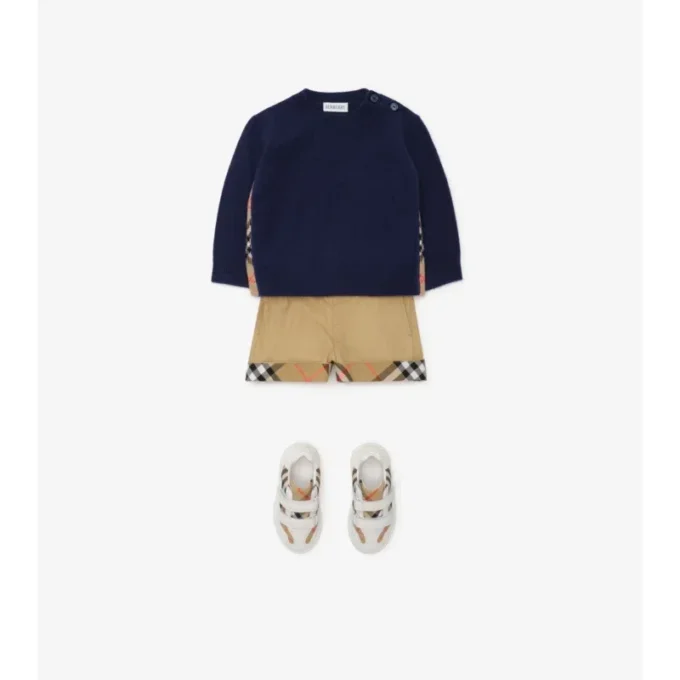 Pullover aus Wolle und Kaschmir mit Karomuster