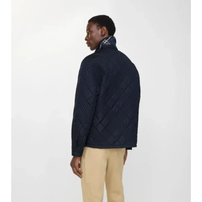 Ramsey-Jacke mit feinem Karomuster