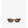 Rechteckige Sonnenbrille mit Farbverlauf