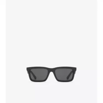 Rechteckige Sonnenbrille mit Logo 
