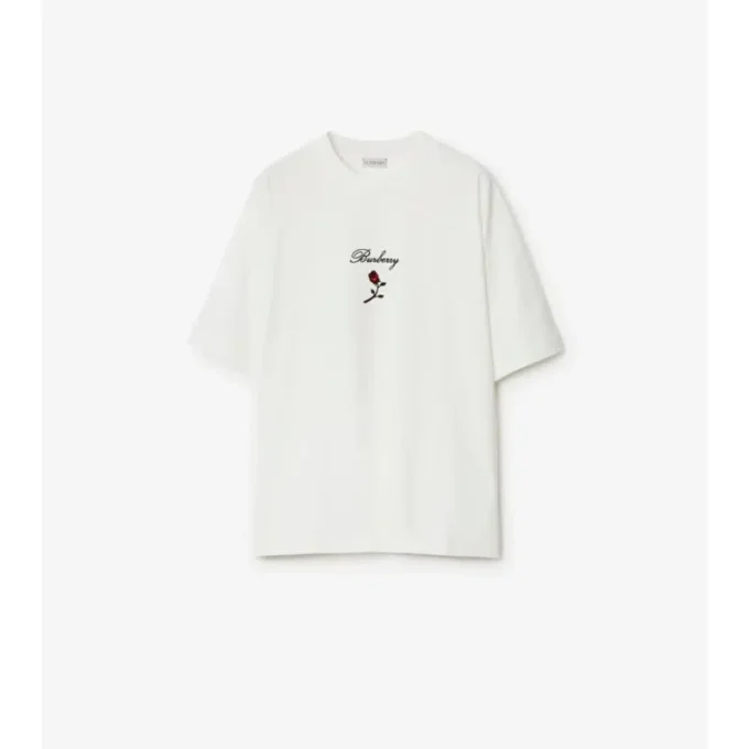 Rose Baumwoll-T-Shirt