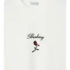 Rose Baumwoll-T-Shirt