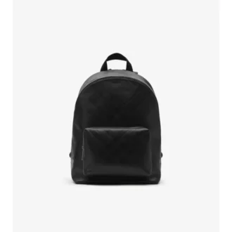 Rucksack mit geprägter Karomusterung