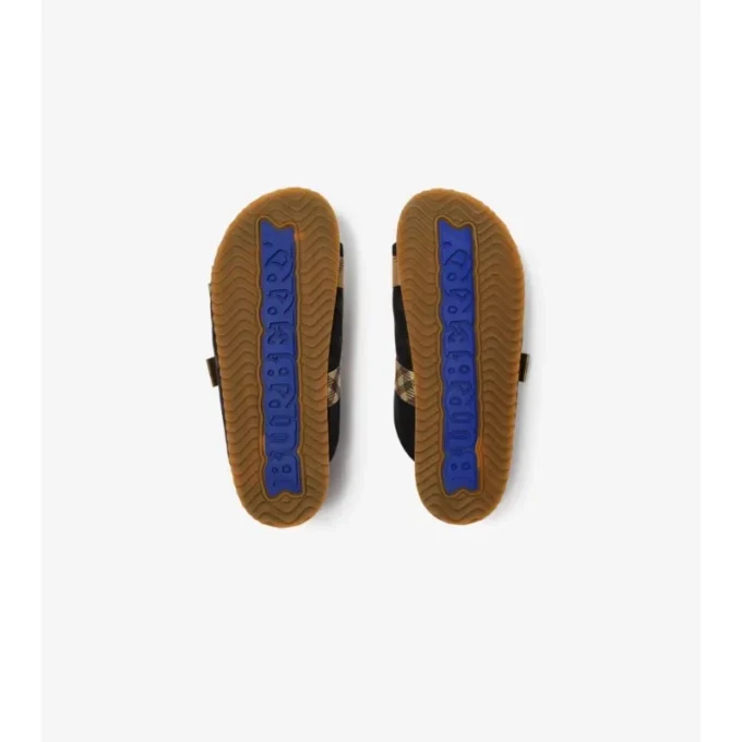 Sandalen „Urchin“ aus Wildleder mit Karomuster