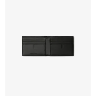 Schlanke Brieftasche mit Karomuster