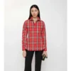 Schmal geschnittenes Baumwollhemd mit Karomuster