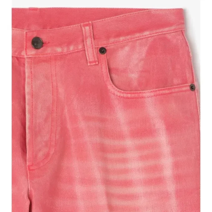 Schmale beschichtete Jeans