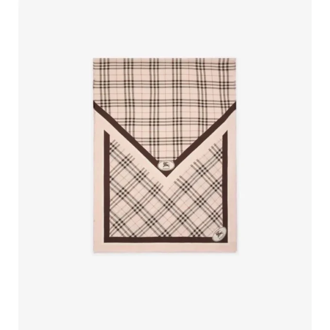 Seidenschal mit Burberry-Karomuster