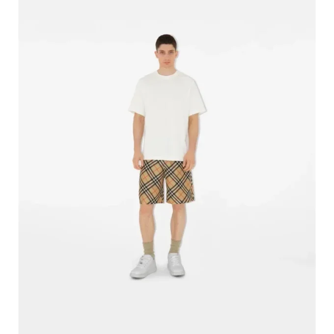 Seidenshorts mit Karomuster