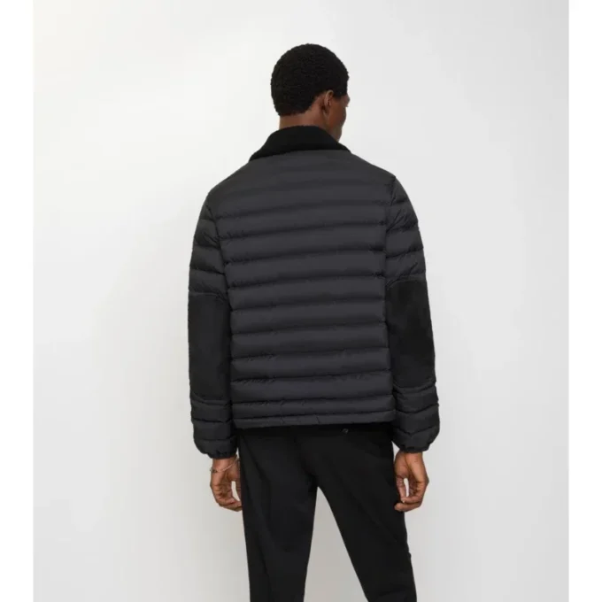 Shearling-Nylon-Steppjacke