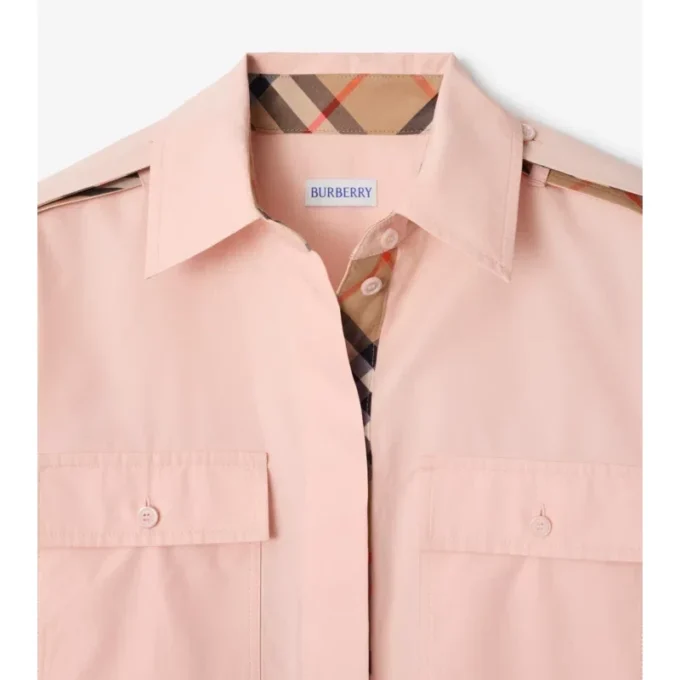 Shirtkleid aus Baumwollpopeline