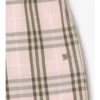 Shorts aus Baumwoll-Karostoff