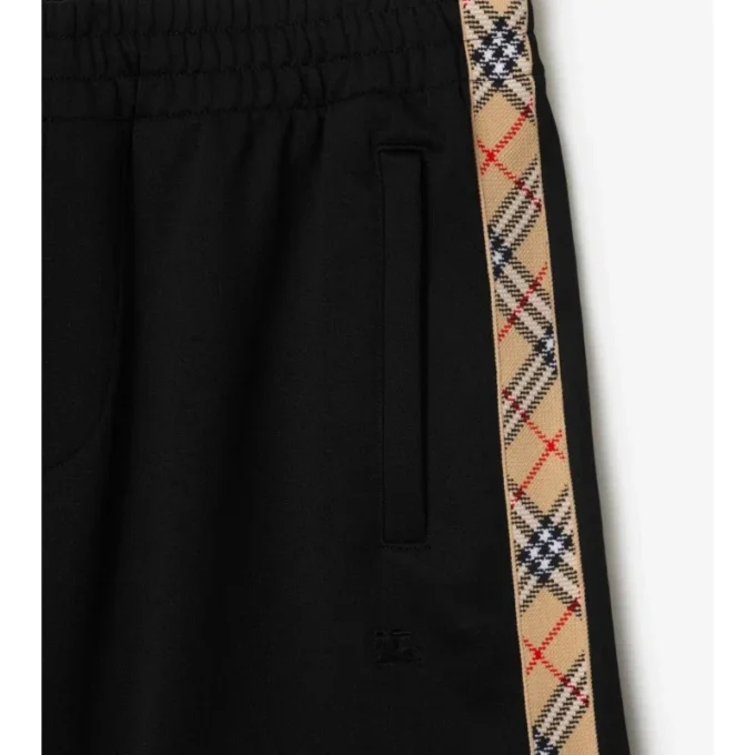 Shorts aus Baumwollmischgewebe mit Karomuster