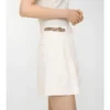 Shorts aus Baumwollpopeline mit Karoband