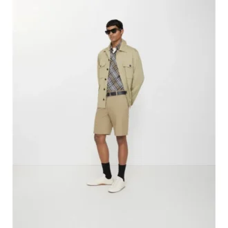 Shorts aus Baumwolltwill