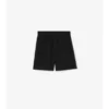 Shorts aus Baumwollvoile mit Karomuster