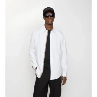 Slim-Fit-Hemd aus Baumwoll-Oxford