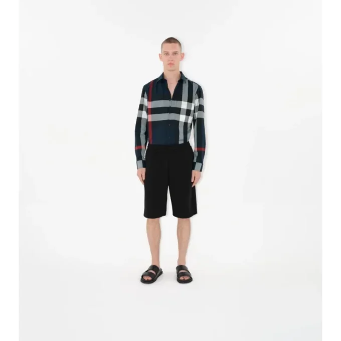 Slim-Fit-Hemd aus Baumwolle mit Karomuster