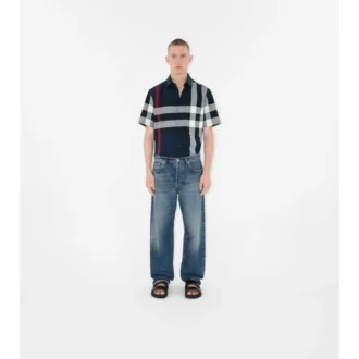 Slim-Fit-Hemd aus Baumwolle mit Karomuster
