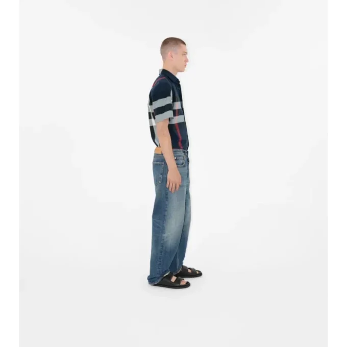 Slim-Fit-Hemd aus Baumwolle mit Karomuster