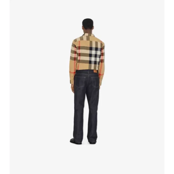 Slim-Fit-Hemd aus Baumwolle mit Karomuster