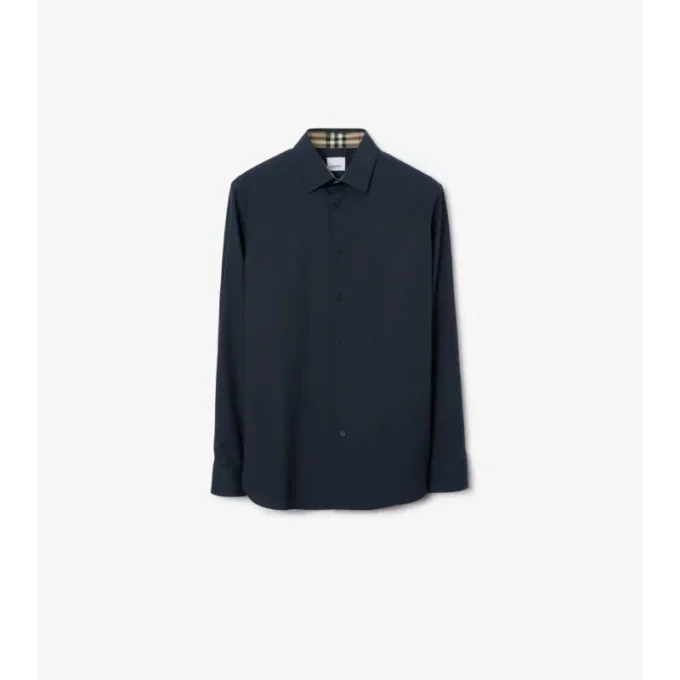 Slim-Fit-Hemd aus Stretch-Baumwolle