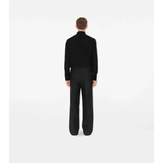 Slim-Fit-Smokinghemd aus Baumwoll-Seide