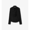 Slim-Fit-Smokinghemd aus Baumwolle