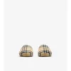 Slipper aus Wollmischung mit Karomuster