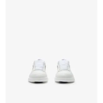 Sneaker aus Leder mit Karomuster