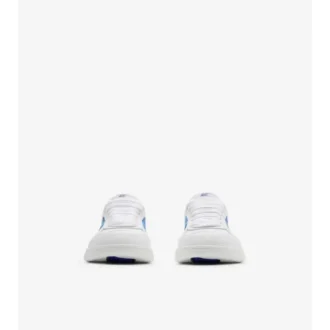 Sneaker aus Leder mit Karomuster