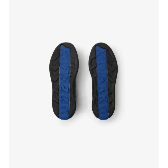 Sneaker aus Leder mit Karomuster