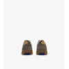 Sneaker aus Leder, Wildleder und Karomuster