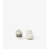 Sneaker aus Leder, Wildleder und Karomuster