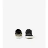 Sneaker aus Leder, Wildleder und Karomuster