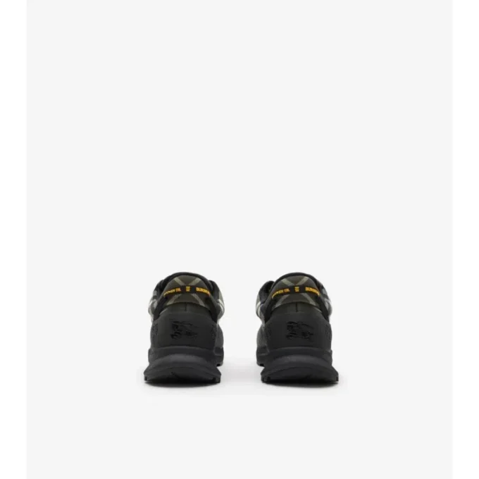 Sneaker „Discover“ mit Karomuster und Mesh 